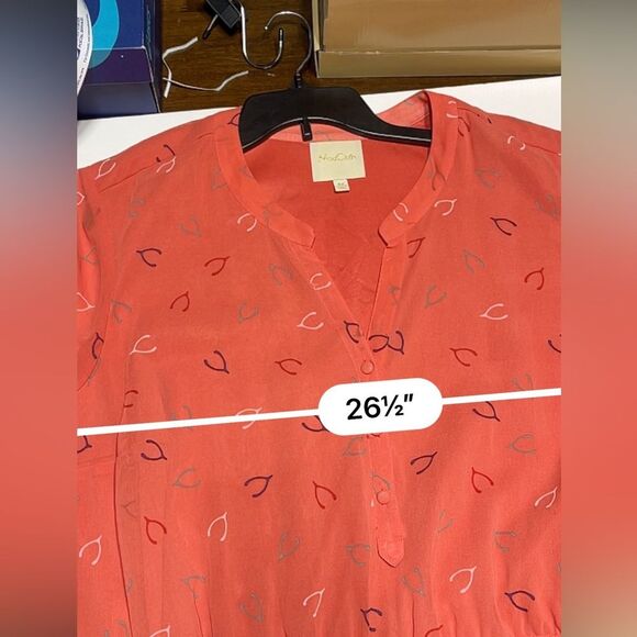 Modcloth Effortless on Arrival Dress in Wishbone Print 4X NWOT - Picture 8 of 12